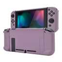EXtremeRate PlayVital Cover for Nintendo Switch, Protective Case Protector for Switch - Shock-absorbent Anti-Scratch Dockable Easy to install Durable Hard Shell, Dark Grayish Violet (NOT for Switch 2)