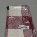 MIULEE Pack of 2 Christmas Farmhouse Checkers Buffalo Plaids Polyester Linen Soft Soild Square Porch Throw Pillow Covers Home Decor Cushion Case for Sofa Bedroom Outdoor 20 x 20 Inch Red and White