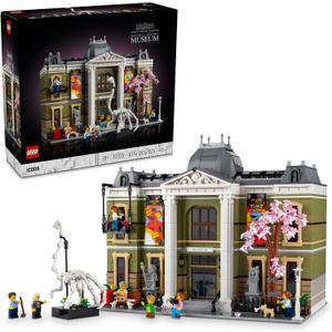 LEGO Icons Natural History Museum Building Kit for Adults, Build and Display Gift Idea for Lovers of Museums, Dinosaurs, Science and Geology, Addition to The Modular Buildings Collection, 10326
