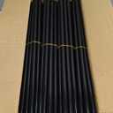 VTRIN 10 Tier Shoe Rack Tall Large Capacity 50 Pair Wide Shoe Organizer with Two Hooks Sturdy Metal Shoe Shelf for Entryway, Closet, Bedroom (Black)