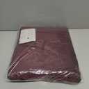 SMILETIME Burgundy 90in Long Velvet Curtains with Grommet, Thermal Insulated Super Soft Privacy Noise Reducing Light Filtering Velvet Curtains for Living Room, 2 Panels, Each 52 x 90inches Long