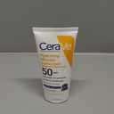 CeraVe 100% Mineral Sunscreen SPF 50 with Zinc Oxide & Titanium Dioxide, Hyaluronic Acid & Ceramides, Oil Free & Non-Greasy, Hydrating Mineral Sunscreen For Body, 5 oz