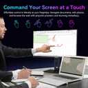 Curved 27 Inch Touchscreen Monitor, QHD 2K 2560x1440 85Hz Computer Monitor, 99% sRGB, Built-in Adaptive Sync, with Display Port HDMI, Eye Care, VESA