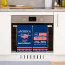 250th Anniversary USA Kitchen Towels, 4th of July Kitchen Towels 18x26 Inch 250 Anniversary Decorations America Memorial Day 250 Years of Freedom 1776-2026 Patriotic Hand Towels Set of 2