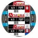 75 FEET 6/3 Type NM-B Copper. #6 AWG, 3 Conductor with Ground. Insulated Jacket Black