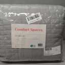 Comfort Spaces Daybed Cover - Luxe Double Sided-Quilting, All Season Cozy Bedding with Bedskirt, Matching Shams, Kienna Grey 75"x39" 5 Piece,100% Microfiber