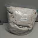 BGment 96 Inches Long Linen Semi Sheer Curtains for Living Room 2 Panel Set, Light Filtering Drapes Natural Textured with Rod Pocket Back Tab for Farmhouse Bedroom, Each Panel 52 Inch Wide