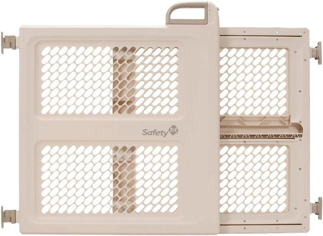Safety 1st Baby Gates for Doorways, Pressure Mount Lift, Lock and Swing, Dog Gates, Hardware Gate for Stairs, Fits 28"-42" Wide