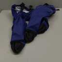 Waterproof & Dirt-Proof Dog Rain Boots for Small Medium Dogs  Adjustable One-Piece Paw Protectors with Reflective Strips and Non-Slip Soles for Rain Snow, Blue L