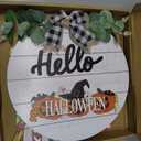 20Pcs Interchangeable Welcome Sign for Front Door Seasonal Wooden Holiday Wreaths Farmhouse Door Decor Changeable Outdoor Decorations for Home Porch Gifts Christmas Fall Outside Hanging Sign