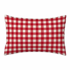 WILNURO Red Plaid Pillow Case Checkered Gingham Soft & Breathable Pillow Cover with Envelope Closure Pillowcase Standard Size 20" X 26"