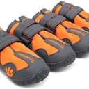 TRUE LOVE Dog Shoes Waterproof Anti-Slip Rain Boots with Reflective TLS3961 Size: 8