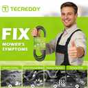 GX21833 48 Inch Mower Deck Belt for John Deere 145 D140 D150 D155 D160 L120 L130 LA130 LA140 LA145 LA155 LA165 Z200 Z255 Z300 Z355E Riding Lawn Mower GX20571, 1/2" X 141"