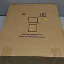 MUYE 11x14 Floating Frames Set of 2,Double Glass Picture Frame Display Any Size Photo up to 11x14,Wall Mount or Tabletop Standing,Black