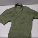 PJ PAUL JONES Mens Polo Shirts Short Sleeve Textured Knit Polo Shirt Ribbed Casual Golf Shirts (Green, XXL)