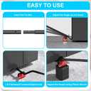 Furniture Lifters for Heavy Furniture,Furniture Sliders for Moving Sofas,Refrigerator and Appliances Quickly & Easily 800 Lbs Load Capacity(1 Lifter Tool 4 Raise Blocks)