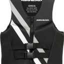 Airhead ORCA Kwik-Dry NeoLite Flex Life Jacket for Adults - USCG Approved Life Vest for Men, Women, Youth & Child, Watersports Vest for Boating, Tubing & PWC, Large