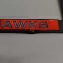 Rico Industries NHL Black Laser Cut Chrome Frame 12" x 6" Black Laser Cut Chrome Frame - Car/Truck/SUV Automobile Accessory