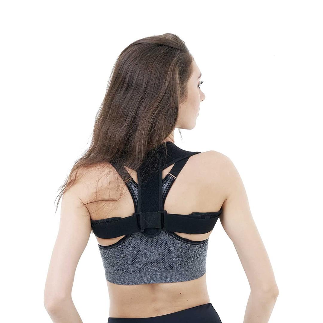 Posture Corrector for Women and Men,Adjustable Upper Back Brace, Breathable Back Support straightener, Providing Pain Relief from Lumbar, Neck, Shoulder and Clavicle, Back