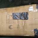 42 Inch Metal Dog Crate for Large Dogs, Heavy Duty Dog Cage Kennel Indoor with Divider Panel, Lockable Wheels, Indestructible Drop Cages for Dogs with Removable Tray, Escape Proof Locks