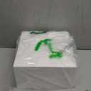 6 Pcs White Acrylic Buffet Risers with Mini Sign and Marker, Food Display Stands for Buffet Table Party Catering Dessert Jewelry Collectibles, Acrylic Cube Nesting Boxes with Hollow Bottoms