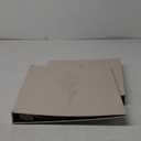 Lanpn Scrapbook Photo Album 12x12 2 Packs, Linen Cover Archival Acid Free Top Load 3 Ring Binder Folder Photo Book 12 x 12 with 30 Plastic Sleeves 60 Pages Beige