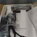 Rattan Nightstand with Charging Station,Farmhouse Bedside Table with 2 Storage Drawer and Open Wood Shelf, for Bedroom and Small Spaces,Night Stand with Solid Wood Legs (Walnut Brown-Outlet)