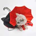 3 x Dog Cat Vampire Cloak Costume, Pet Halloween Cape for Small Medium Dogs Cats Puppy