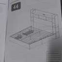 DWVO Queen Size Bed Frame with Bookcase Headboard and 4 Storage Drawers, RGB LED Bed Frame with Type-C & USB Charging Station Storage Headboard Bed, No Box Spring Needed, Noise Free, Vintage Black