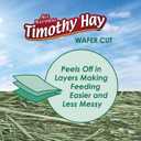Kaytee Wafer Cut All Natural Timothy Hay for Pet Guinea Pigs, Rabbits & Other Small Animals, 60 Ounce