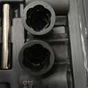 THINKWORK 1/2 Inch Drive Lug Nut Removal Tool, 6 Pieces Wheel Lock Removal Kit, Lug Nut Remover for Stripped, Rounded, Frozen, Rusted Bolts