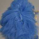 FantaLook Short Blue Fluffy Cosplay Wig for Funny Costume for Halloween