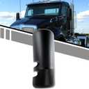 Black Door Mirror Covers Fit Kenworth T680 T880 W990 Replacement Driver Side Left Mirror Cover for Kenworth T680 T880 W990 Accessories (Left)