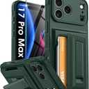 Oneagle Wallet for iPhone 17 Pro Max Case with Card Holder (4-5 Cards) [RFID Blocking] [Screen Protector] Full Camera Protection, with Kickstand 15FT Shockproof Heavy Duty Case for iPhone 17 Pro Max