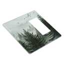 Tree Forest 2 Gang Blank Rocker Light Switch Cover Plates Decorative Electric Outlet Covers Decorator Wall Switch Plate Receptacle Plug Covers 4.6 * 4.5 Inches