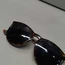 Retro sunglasses womens 2024 trendy round classic glasses