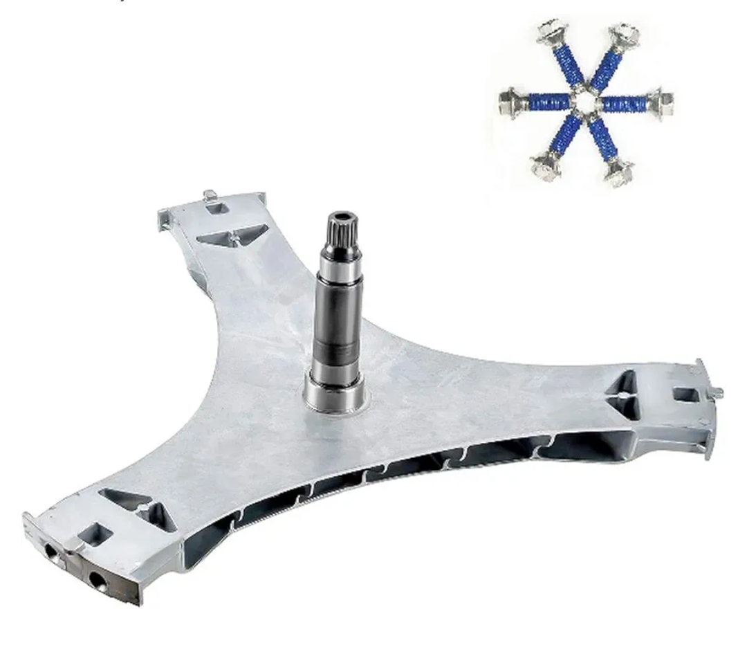 QRInnovations Flange Shaft Compatible with Samsung Washer DC97-16509B DC60-00096A (6 Screws)