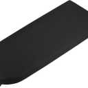 X AUTOHAUX Car Center Console Lid Armrest Cover Seat Box Cover Cap Panel with Latch Lip Replacement for Volkswagen Jetta Golf Passat Black PU Leather Plastic