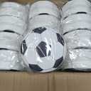 12-Pack Soccer Jewelry Box Bulk Team Gifts for Girls, White Round Mini Travel Jewelry Case for Soccer Players Coaches, Senior Night Tournament Gifting