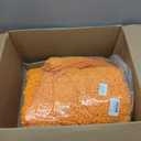 vctops Orange Fall Plush Chenille Bath Rugs 31"x63" Extra Soft and Absorbent Microfiber Shag Rug, Non-Slip Runner Carpet for Tub Bathroom Shower Mat (Orange,31"x63")