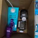 Eaglestone Bubble Gun for Kids 2 Packs, Automatic Bubble Machine, 10-Hole Bubbles Wands Blaster for Toddlers with LED Lights & Solution, Easter, Party Favor, Outdoor Toys for Boys & Girls (Blue,purple)