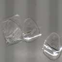 ZUCNANA Ball of Foot Cushions (2 Pairs Gel Shoe Inserts), Heel Inserts for Women, Non Slip Heel Pads, Heel Cushions for Women Foot Pain Relief and Comfort, One Size Fits Any (Clear)