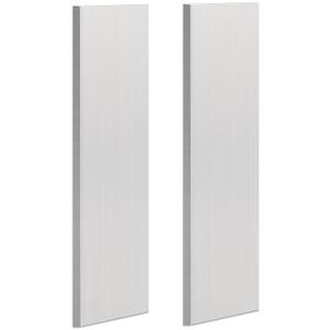 2 Pcs Square Aluminum Flat Bar, 1/4''(6mm) Thickness x 2'' Width x 12'' Length, 6061 General Purpose Plate, T6511 Solid New MLL Stock, for Crafting Industry, Covered with Protective Film