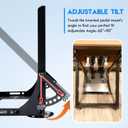 Moroayop Sim Racing Inverted Pedals Kit Upgrade for Logitech G923 G920 G29 G27 G25, All-Metal Adjustable Pedal Mount Stand with Anti-Slip Suction Cups,Logitech Pedals Not Included