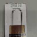 4 Digit Combination Lock, Heavy Duty Combo Padlock with Long Shackle for Outdoor Use,Sheds, Locker, Storage Unit, Gym and Gate