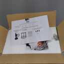 MICSIU Outdoor Light Sconces Wall Mount 2 Pack, Bronze Exterior Light Fixtures with Clear Seedy Glass, 9.8 Inch Outside Light for Home, House, Entryway, Patio, Garage, Doorway