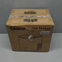 Silonn Ice Maker Countertop, 8 Ice Cubes in 6 Mins, 26.5 lbs/24H, 2 Bullet Ice Sizes, Self-Cleaning Bullet Ice Maker, Portable Ice Machine for Kitchen, Party, Office, and RV Camping