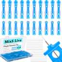 Sterile Pimple Needle Kit - 80 pcs 0.3mm Ultra-Fine Acne Needles + 108 Dots Acne Pimple Stickers - Effective Blemish & Blackhead Removal Tools for Clear Skin