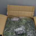 Cedar Christmas Garland with Lights for Mantle - 2 Pack Decorations 9ft Realistic Lighted Faux Pine Garlands for Xmas Home Decoration Indoor Stairs Railing Fireplace Outdoor Prelit Garland Door Decor