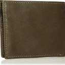 Timberland Men's Genuine Leather Passcase Security RFID Wallet (Dark Brown)